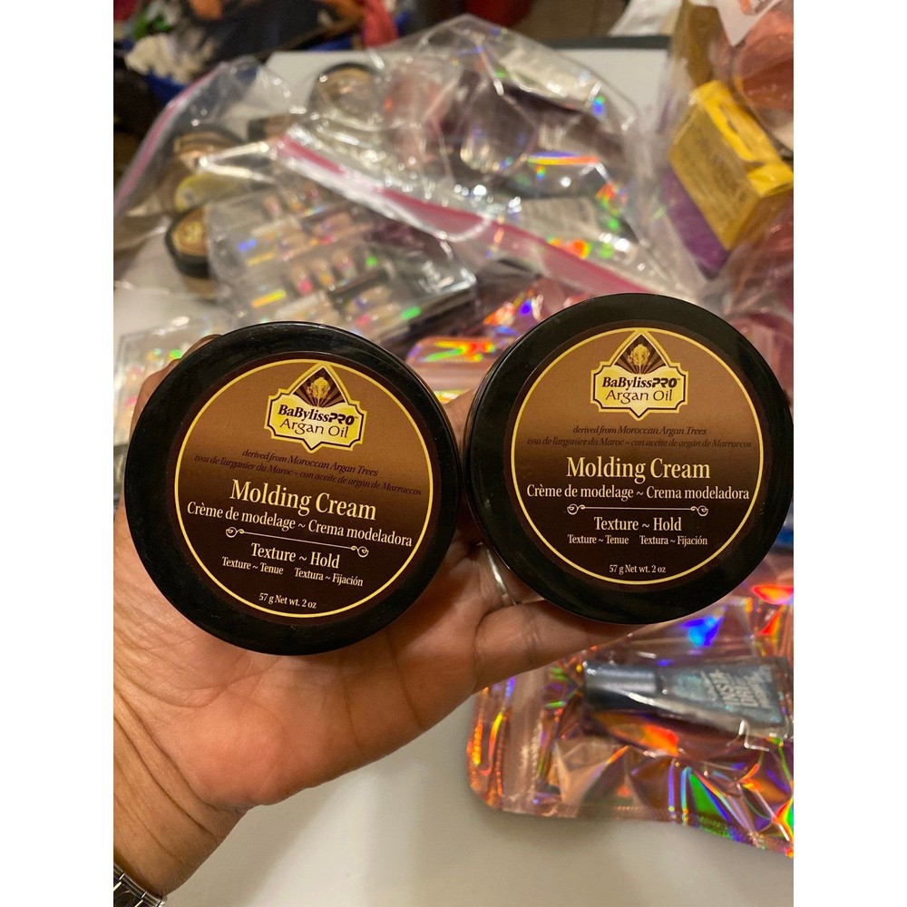 COPY - Lot of 2 Babyliss Pro Argan Oil Molding Cream Texture Hold